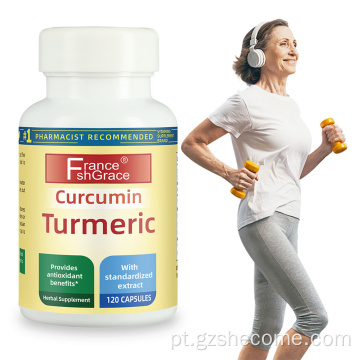 Cápsulas de Curcumina com Cúrcuma e Suporte Antioxidante para Articulações